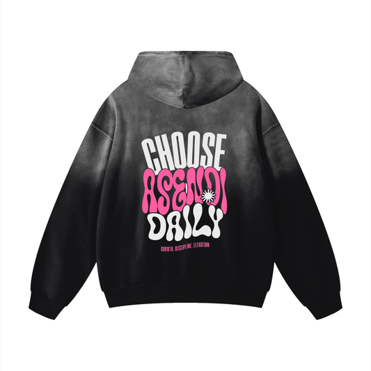 Unisex Heavyweight Sunfade Oversized Hoodie