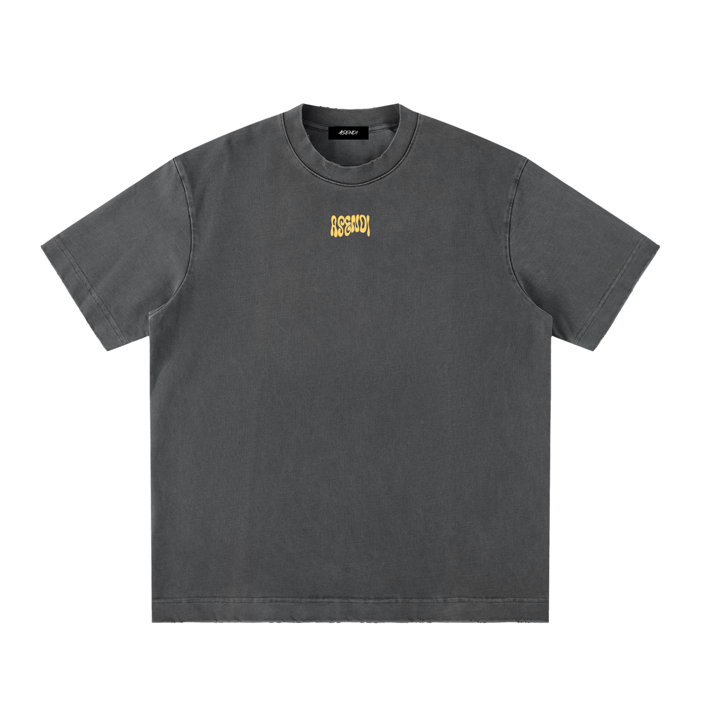 Heavyweight Vintage Washed Frayed T-Shirt