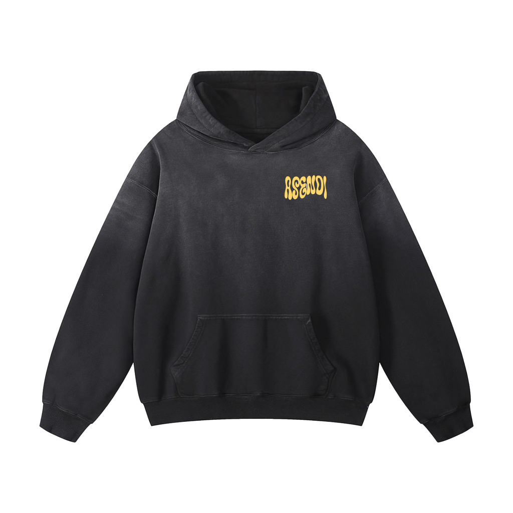 Unisex Heavyweight Sunfade Oversized Hoodie
