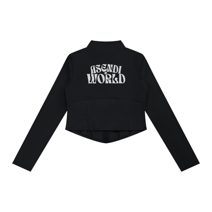 Women's Slim Fit Full-Zip Yoga Jacket