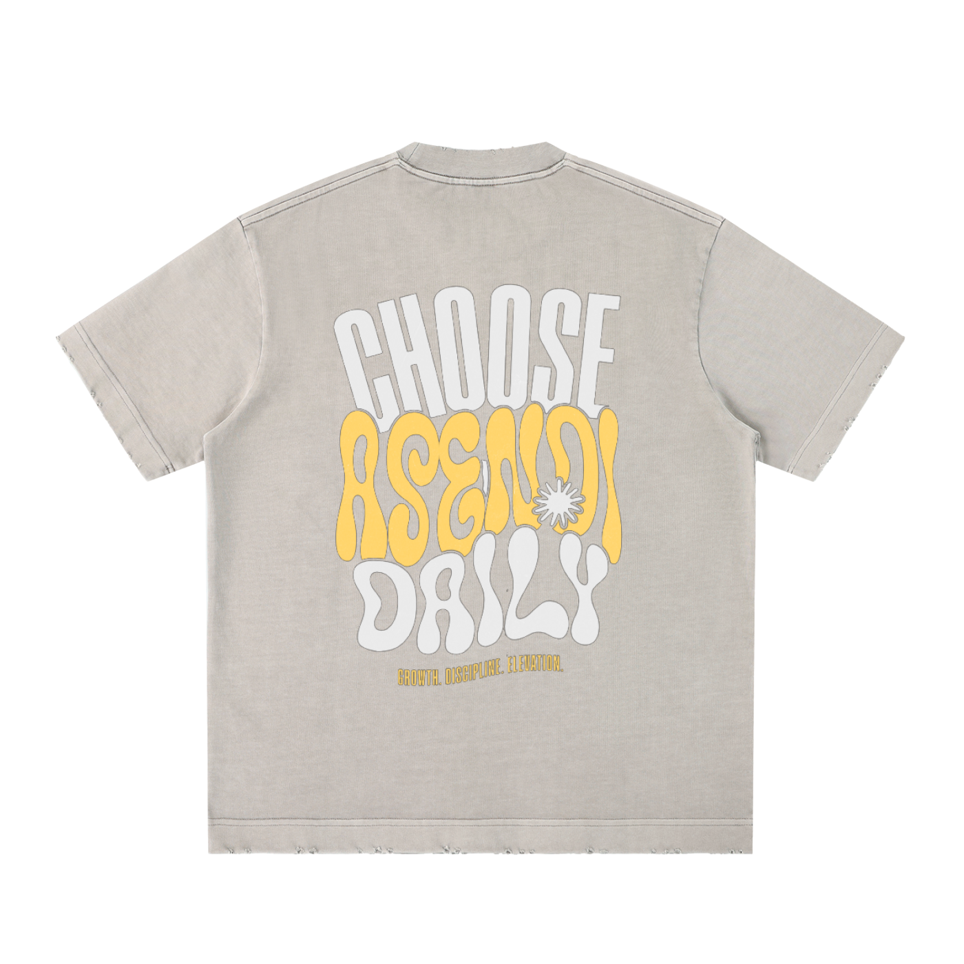 Heavyweight Vintage Washed Frayed T-Shirt