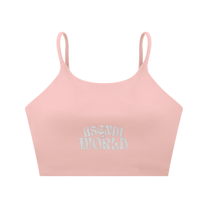 Spaghetti Strap Yoga Sports Bra