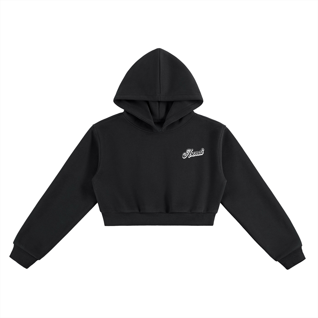 Women Essential Cropped Hoodie