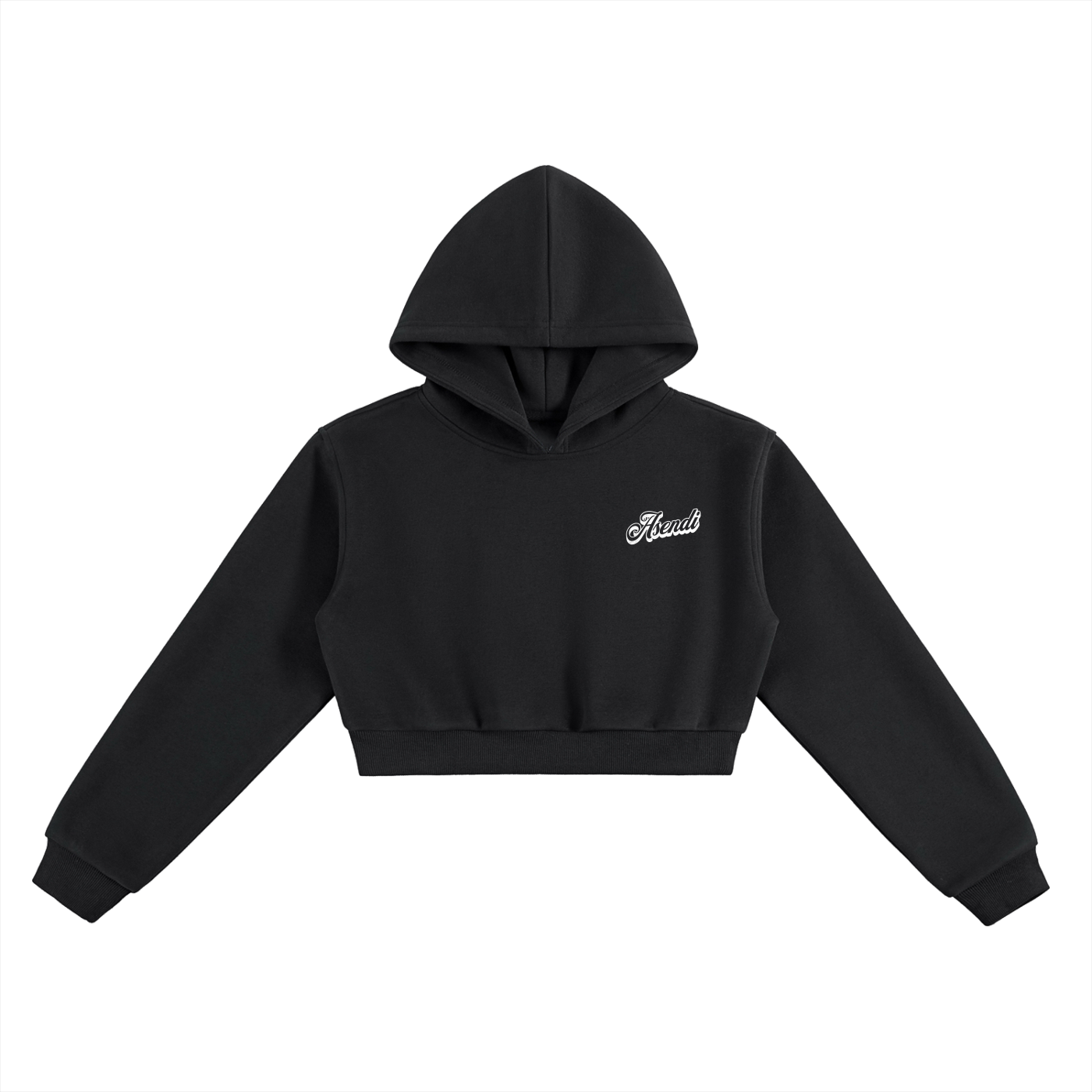 Women Essential Cropped Hoodie