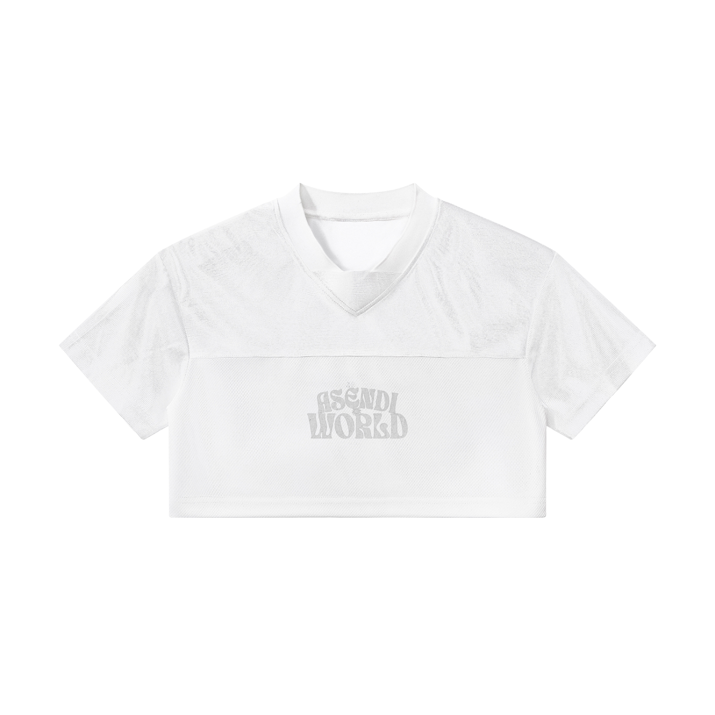 Women’s Cropped Paneled V-Neck Jersey