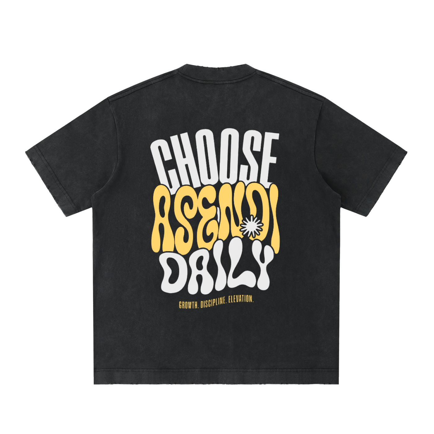 Heavyweight Vintage Washed Frayed T-Shirt