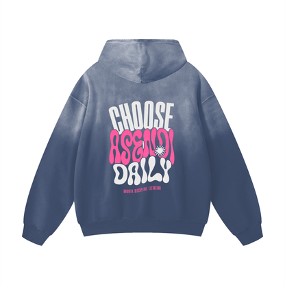 Unisex Heavyweight Sunfade Oversized Hoodie
