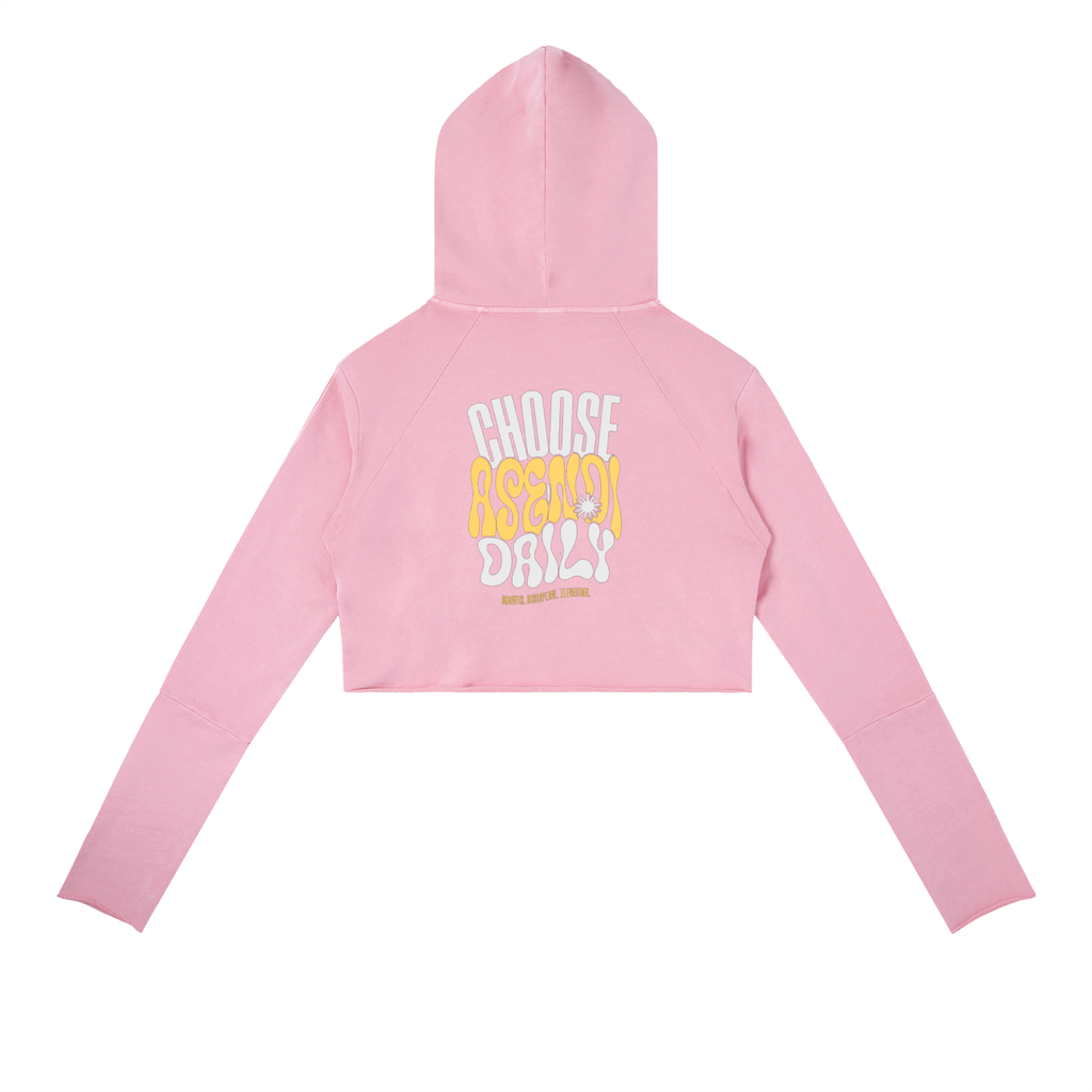 Vintage Washed Raw Edge Hoodie