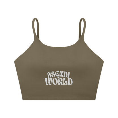 Spaghetti Strap Yoga Sports Bra