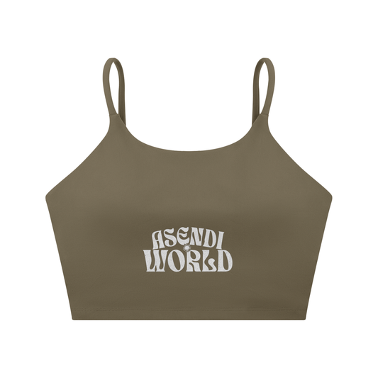 Spaghetti Strap Yoga Sports Bra