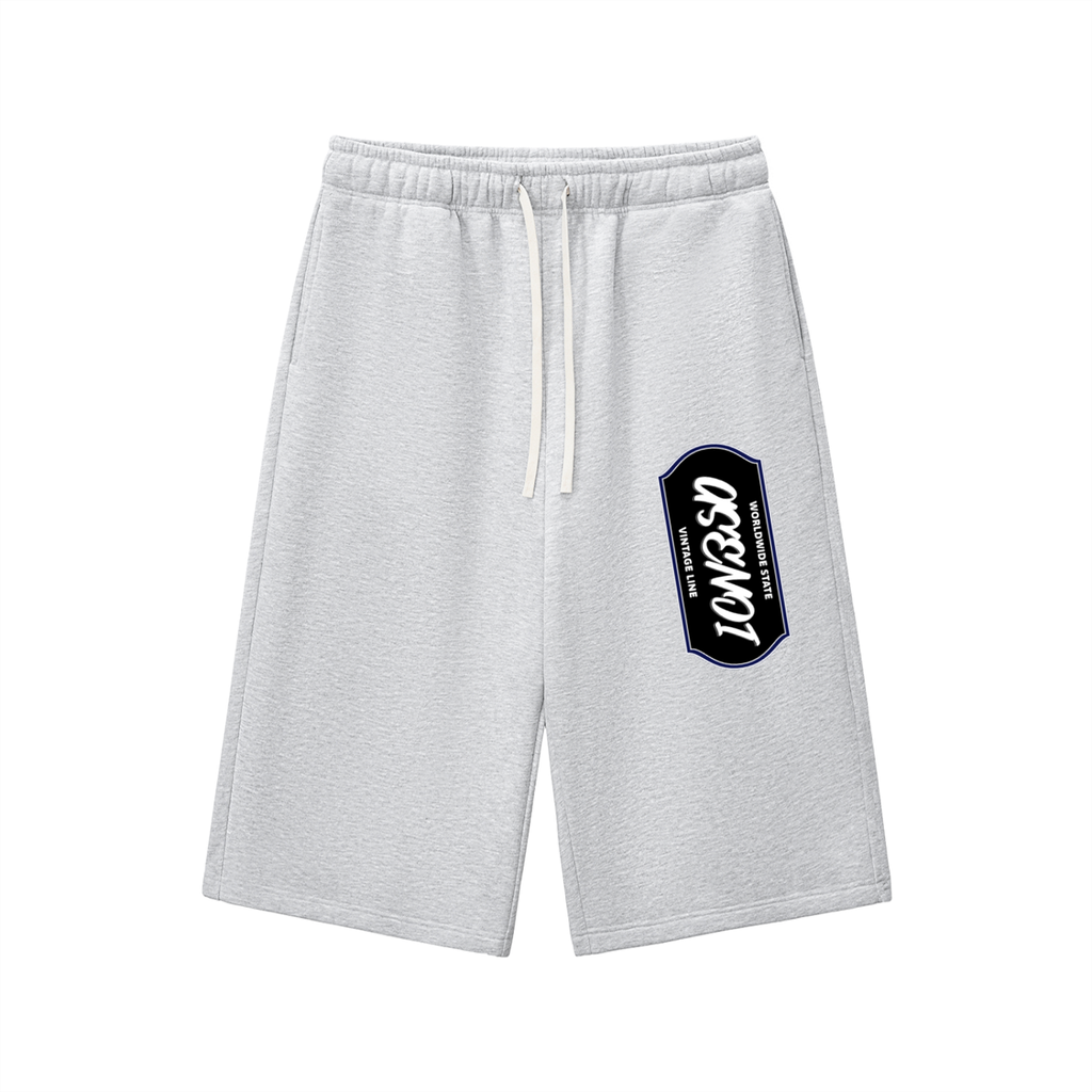 Relaxed Drawstring 3/4 Sweatpants