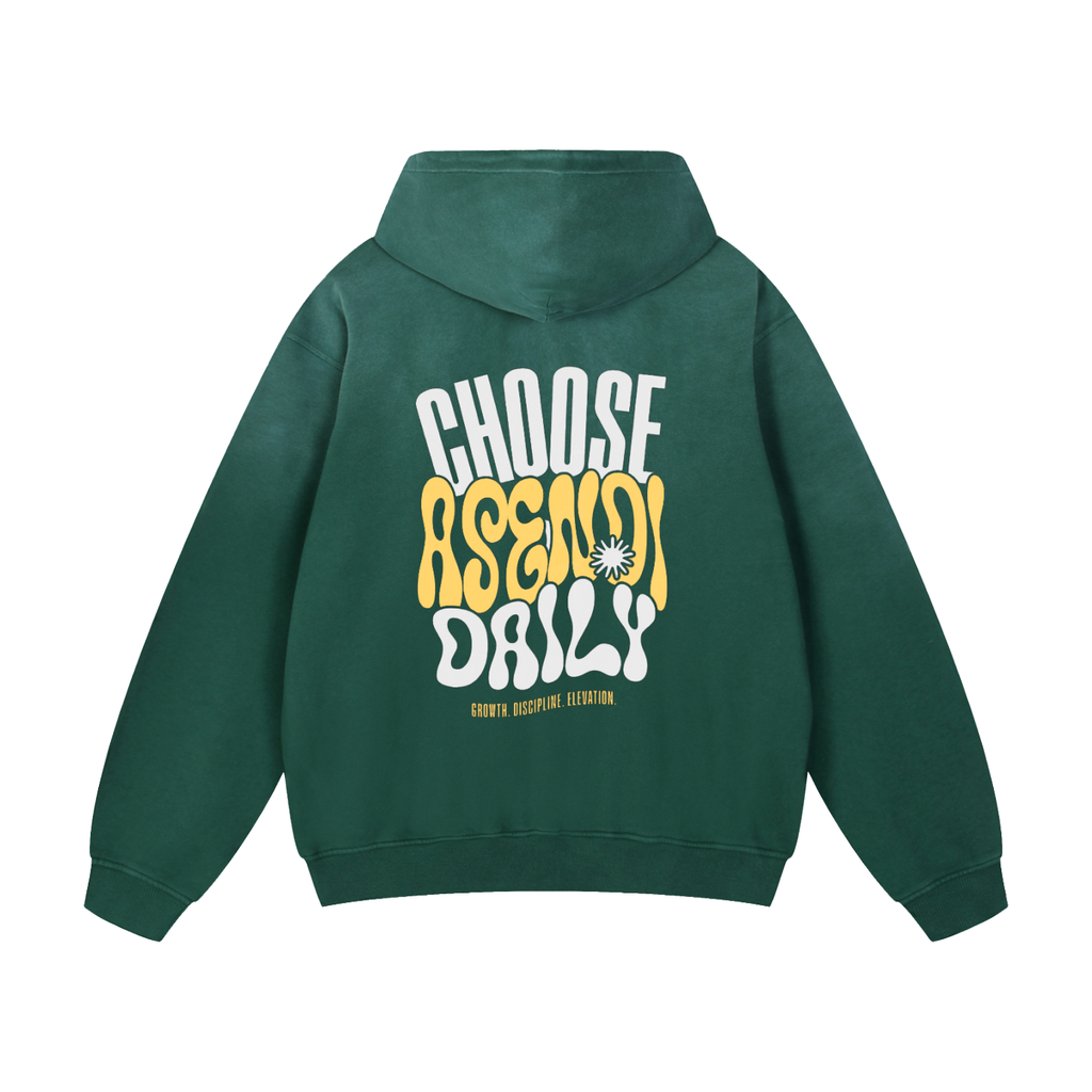 Unisex Heavyweight Sunfade Oversized Hoodie