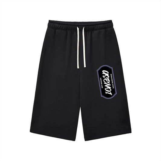 Relaxed Drawstring 3/4 Sweatpants