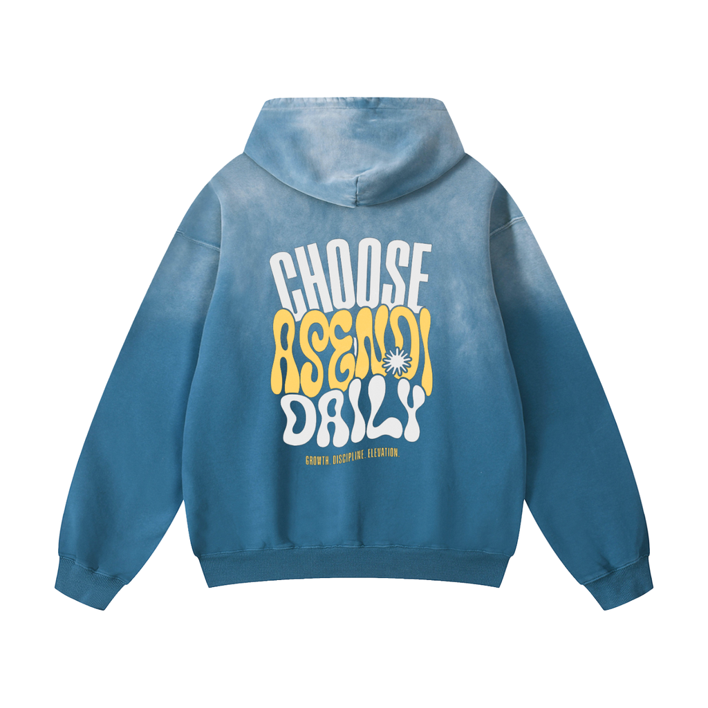 Unisex Heavyweight Sunfade Oversized Hoodie