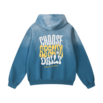 Unisex Heavyweight Sunfade Oversized Hoodie