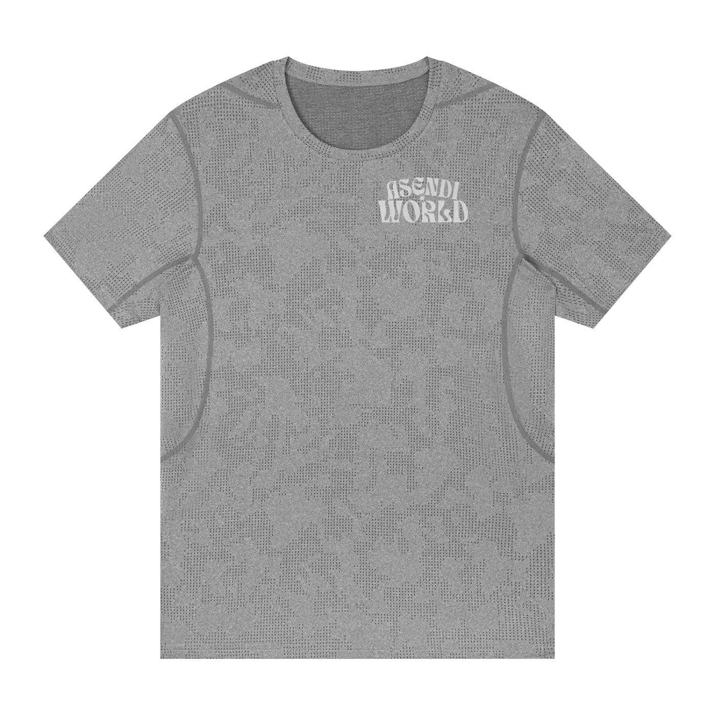 Men's Jacquard Slim Mesh T-Shirt