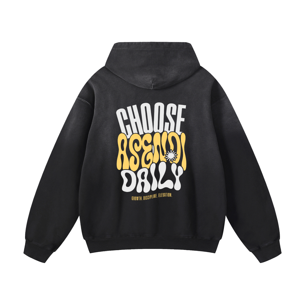 Unisex Heavyweight Sunfade Oversized Hoodie