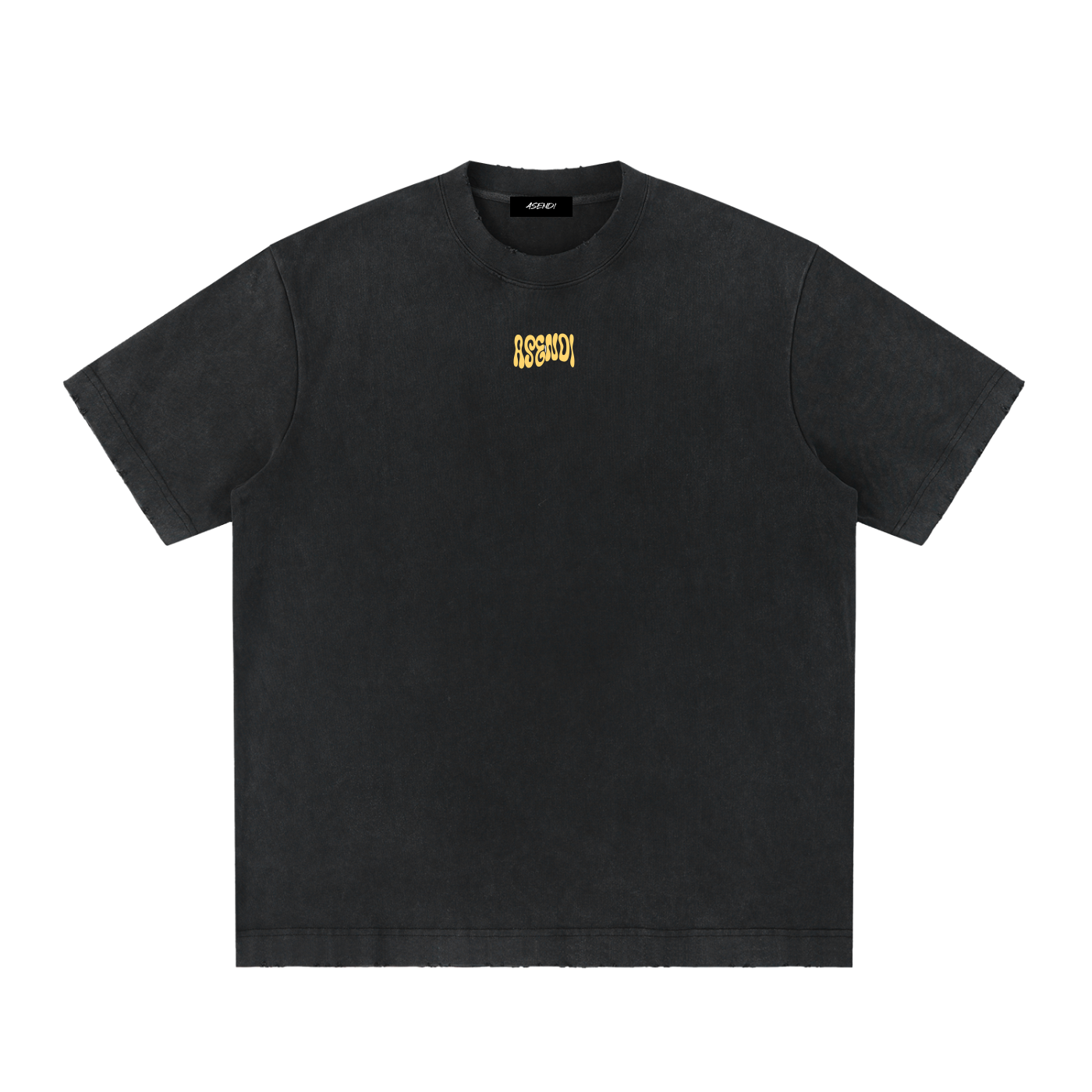 Heavyweight Vintage Washed Frayed T-Shirt