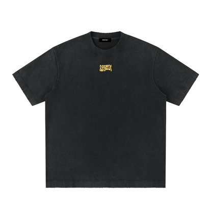 Heavyweight Vintage Washed Frayed T-Shirt