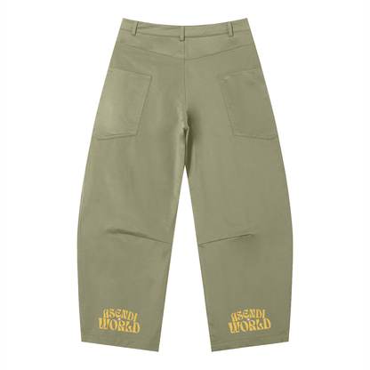 Men's Barrel Leg Pants