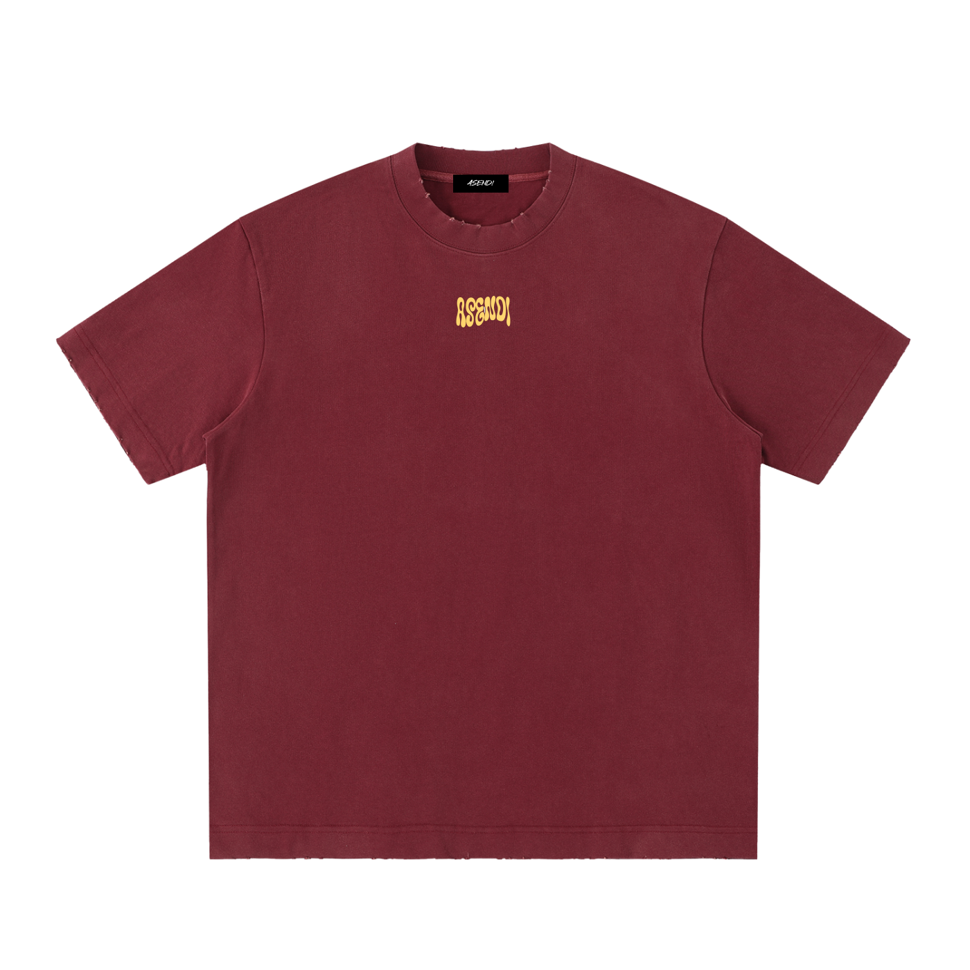 Heavyweight Vintage Washed Frayed T-Shirt