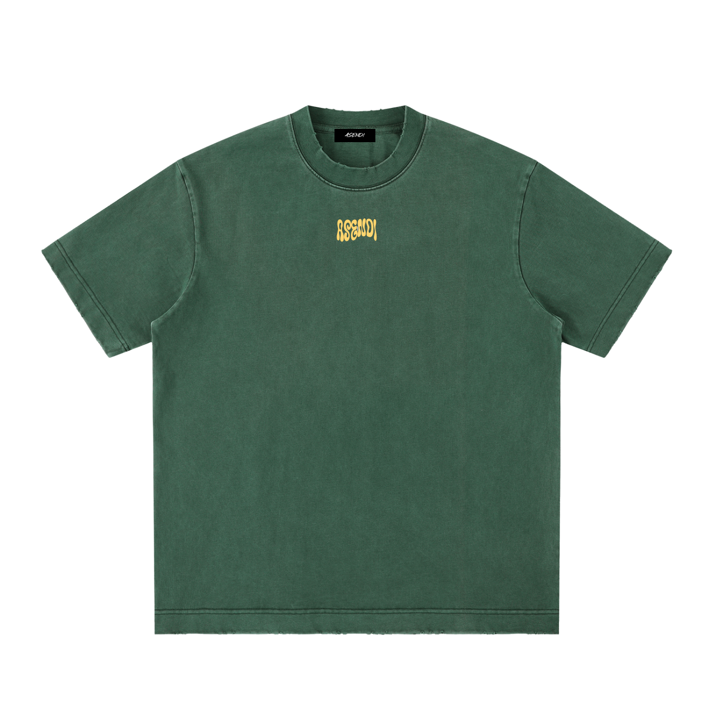 Heavyweight Vintage Washed Frayed T-Shirt