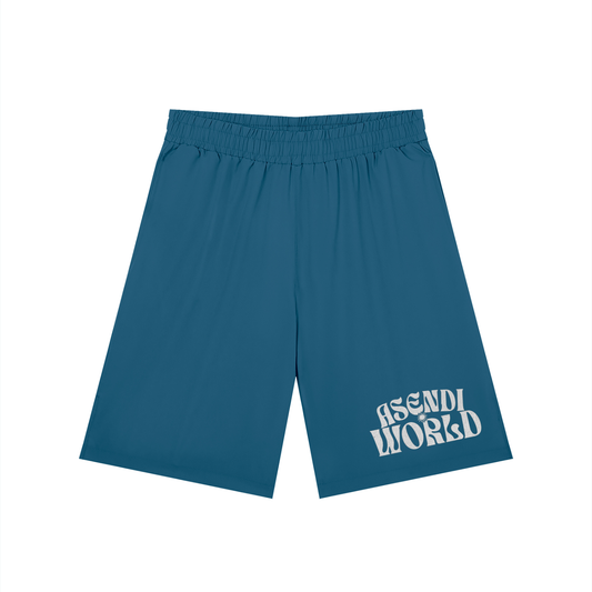 Men’s Solid Elastic Waist Shorts