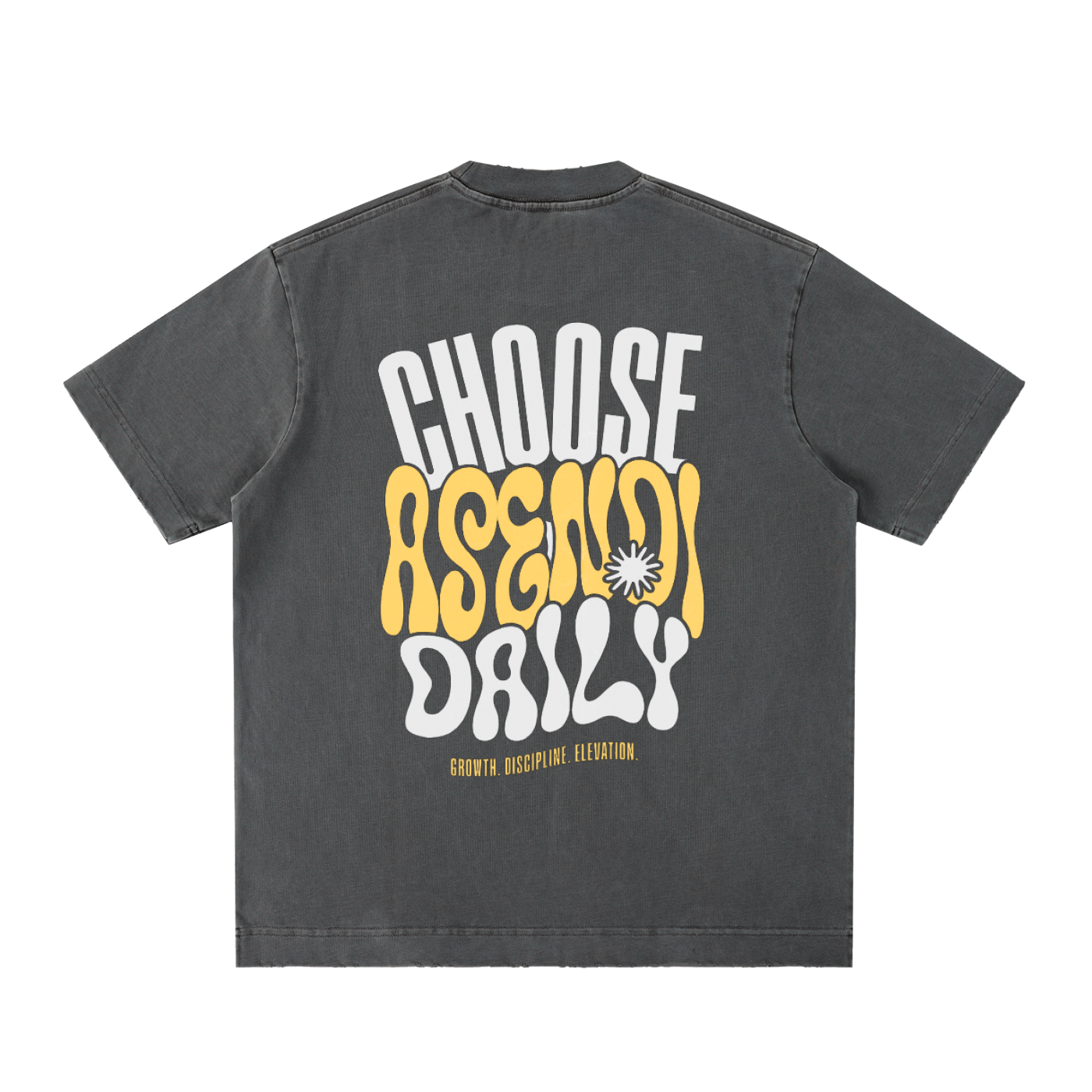 Heavyweight Vintage Washed Frayed T-Shirt