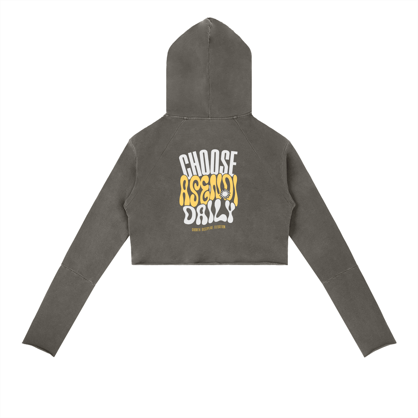 Vintage Washed Raw Edge Hoodie