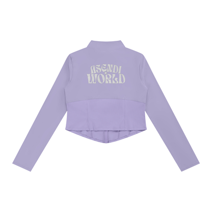 Women's Slim Fit Full-Zip Yoga Jacket