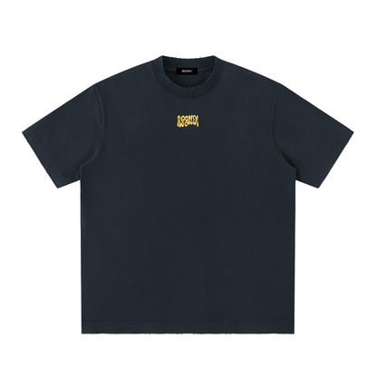Heavyweight Vintage Washed Frayed T-Shirt