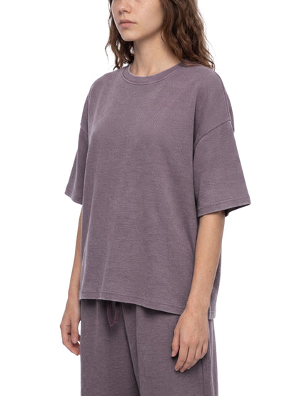 Unisex Vintage Wash Sunfade Boxy Waffle T-Shirt
