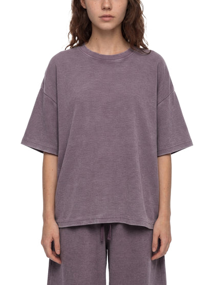 Unisex Vintage Wash Sunfade Boxy Waffle T-Shirt