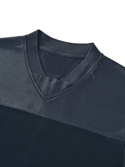 Women’s Cropped Paneled V-Neck Jersey